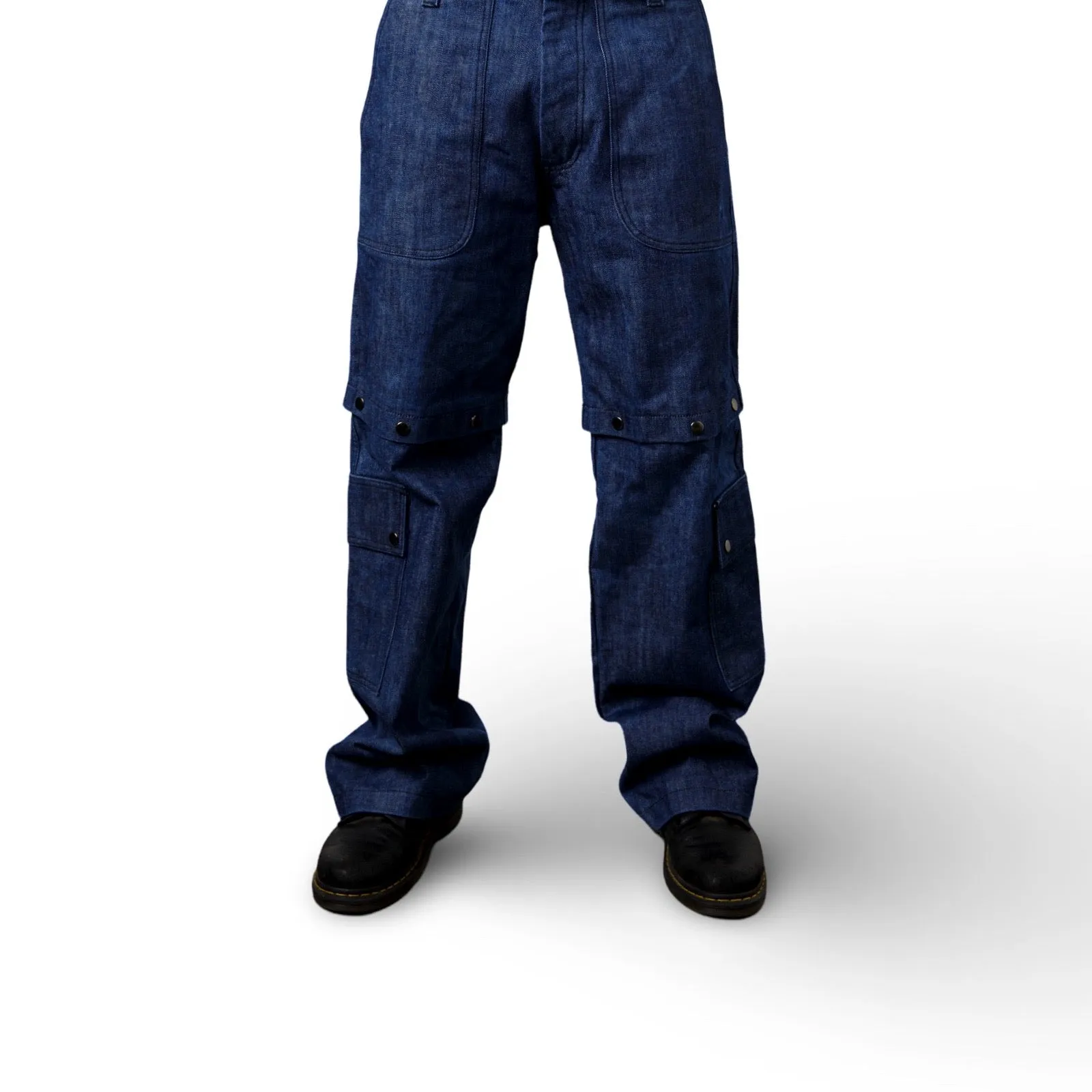 Adaptation Convertible Denim Cargo Pant in Pacific / MULTIPLE SIZES