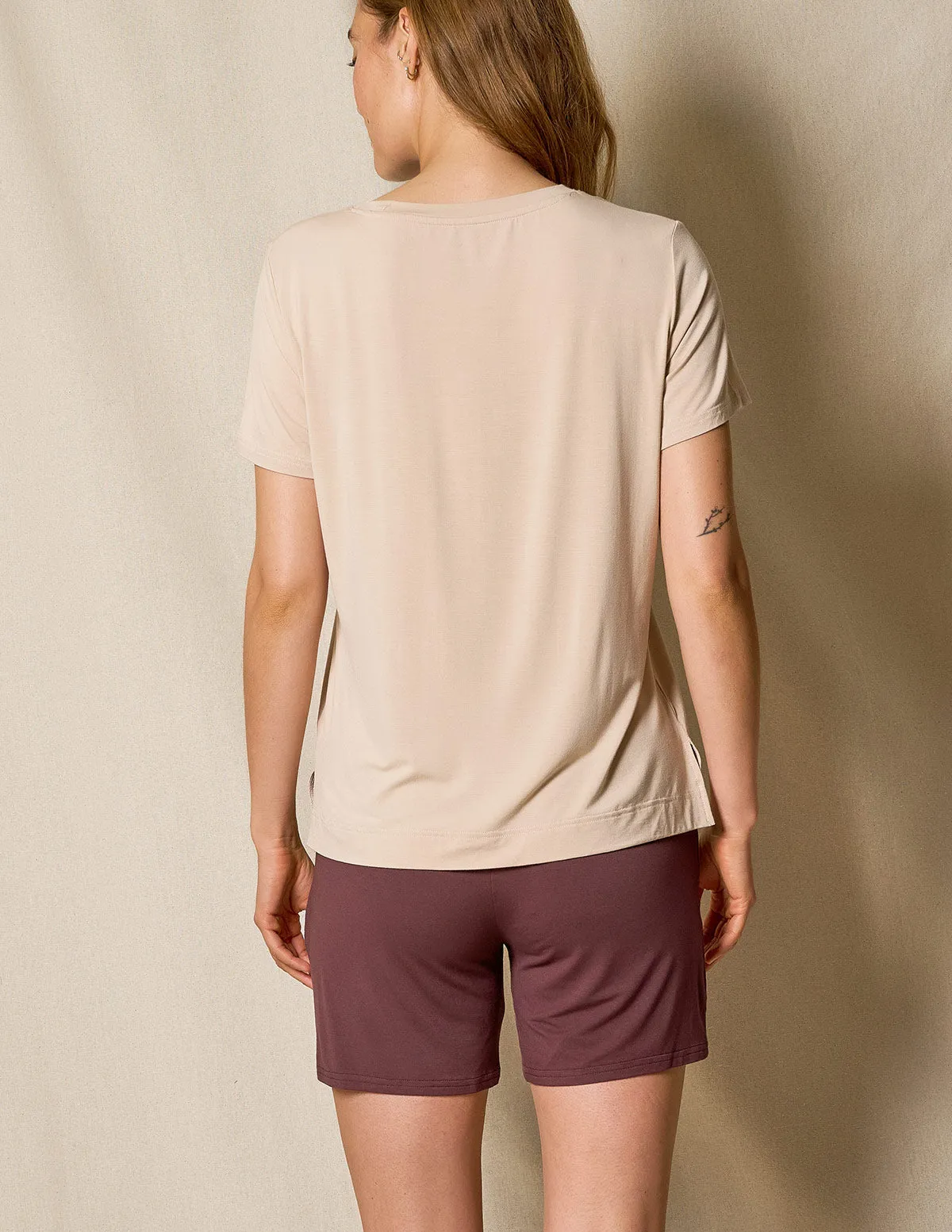 Bamboo Sleep Shorts - Chocolate