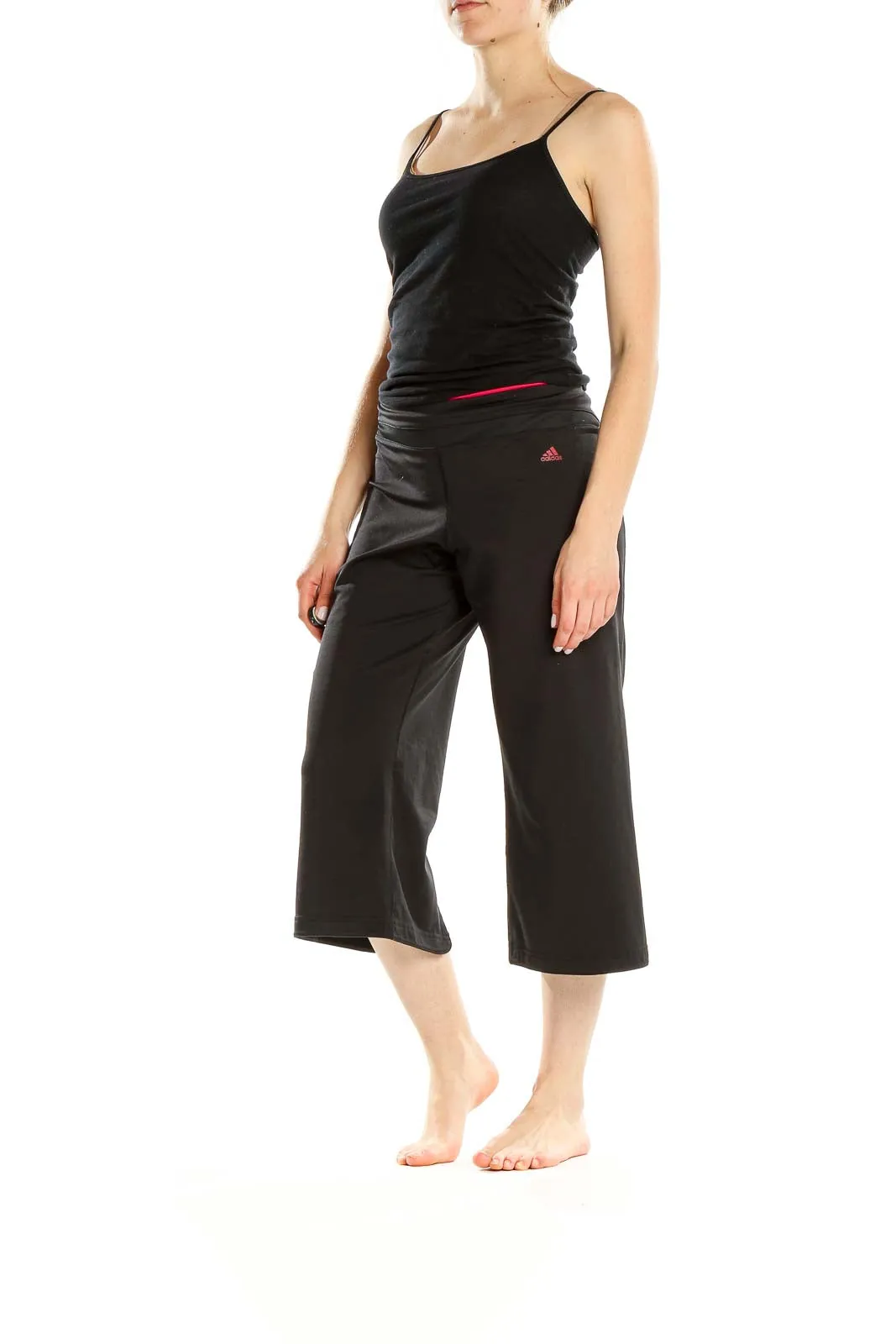 Black Adidas Capri Yoga Pants