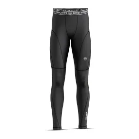 BWB Men's Black Compression Baselayer Leggings