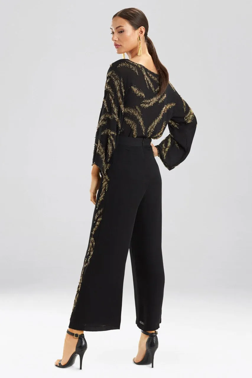 Couture Tiger Stripe Beaded Pants