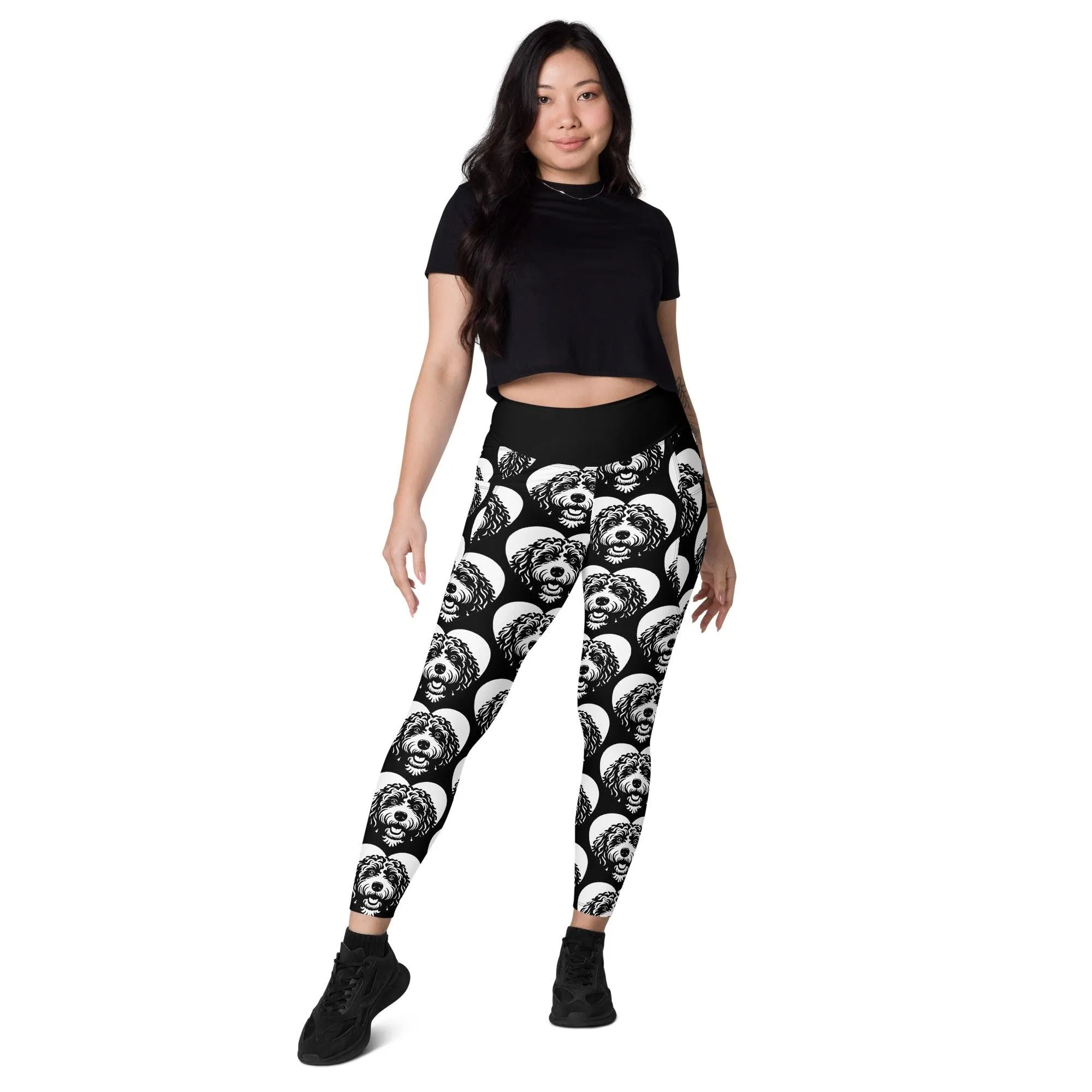 DOG BREED LEGGINGS with pockets - BARBET - HERTTAHOUND