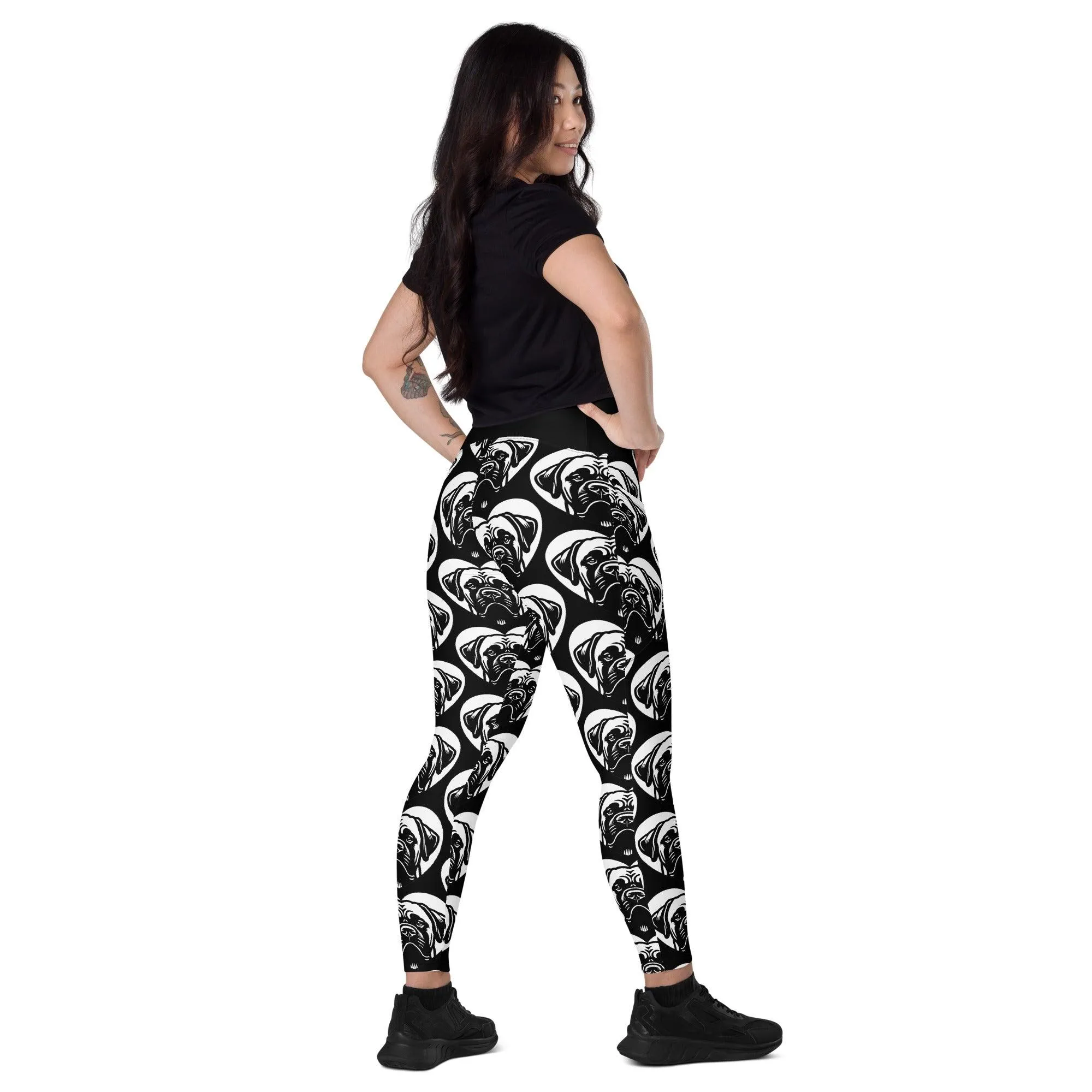 DOG BREED LEGGINGS with pockets - BULLMASTIFF - HERTTAHOUND