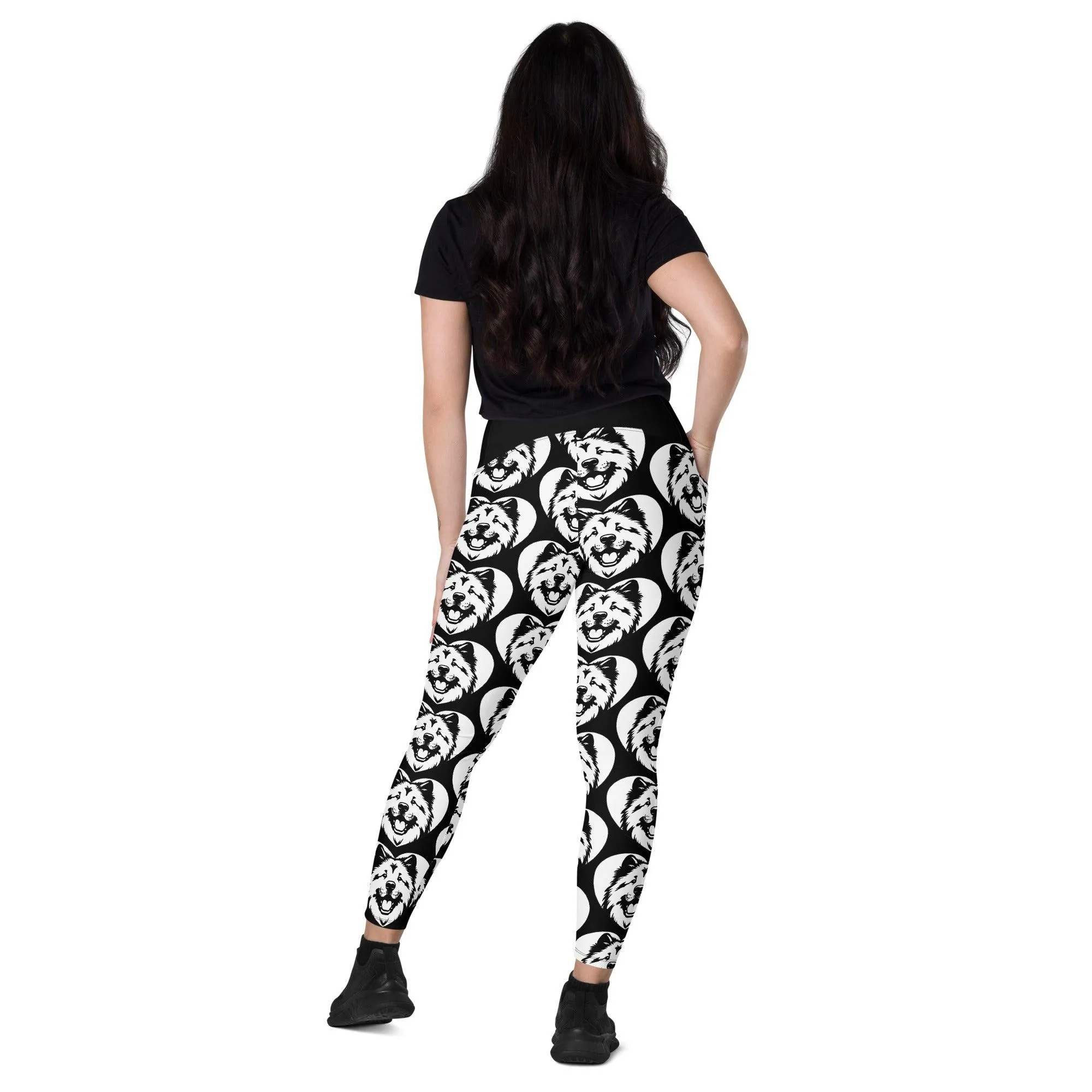 DOG BREED LEGGINGS with pockets - EURASIER - HERTTAHOUND