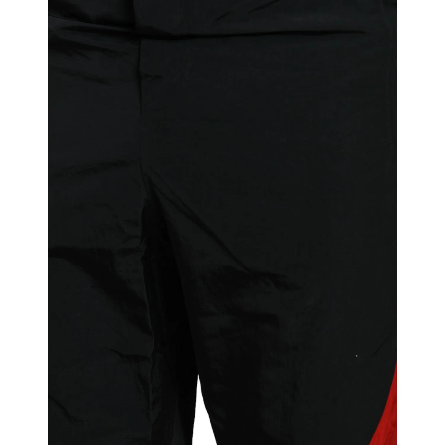 Dolce & Gabbana Black Red Leopard Print Nylon Jogger Pants