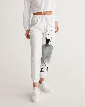 DOLLY DOODLING Ballerina Women's Track Pants white