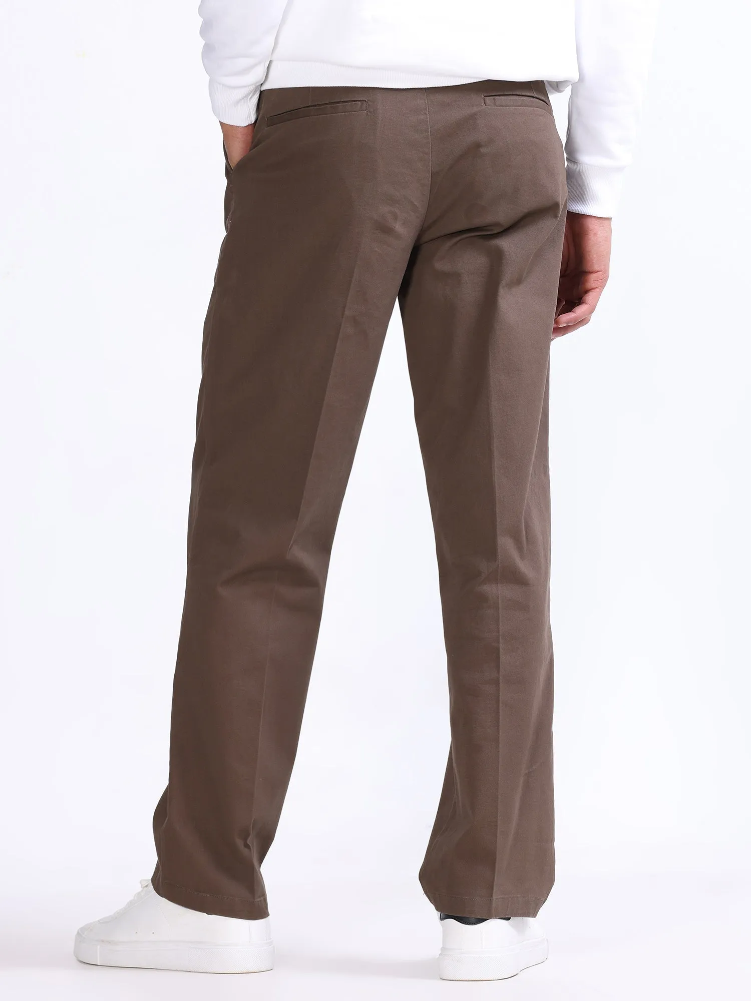 Duca Double Pleated Coffee Relaxed Pant