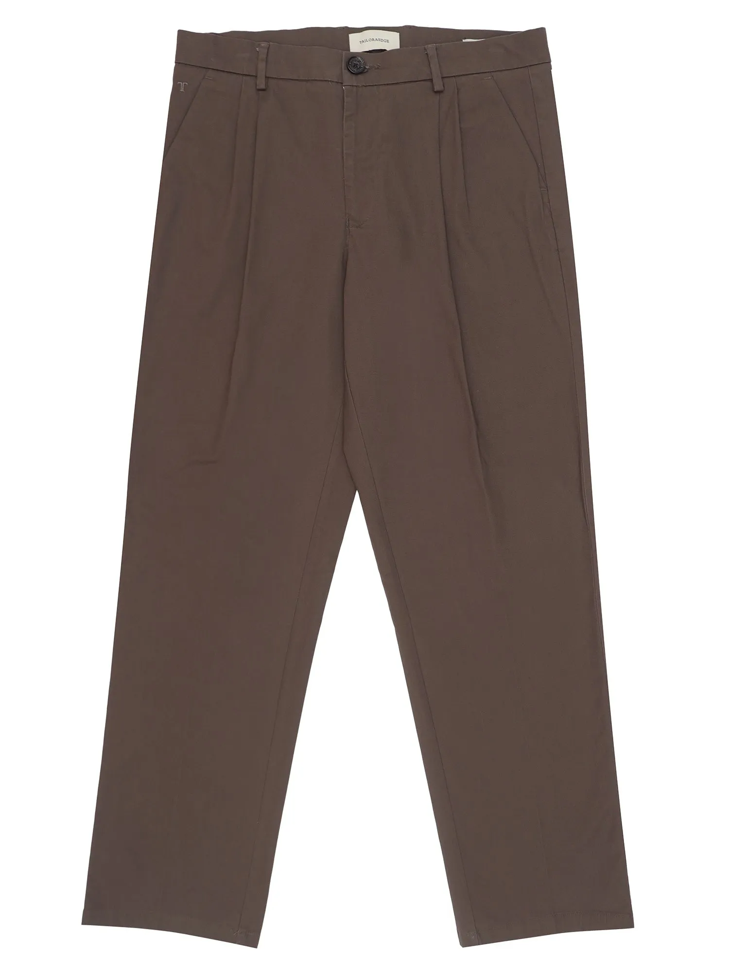 Duca Double Pleated Coffee Relaxed Pant