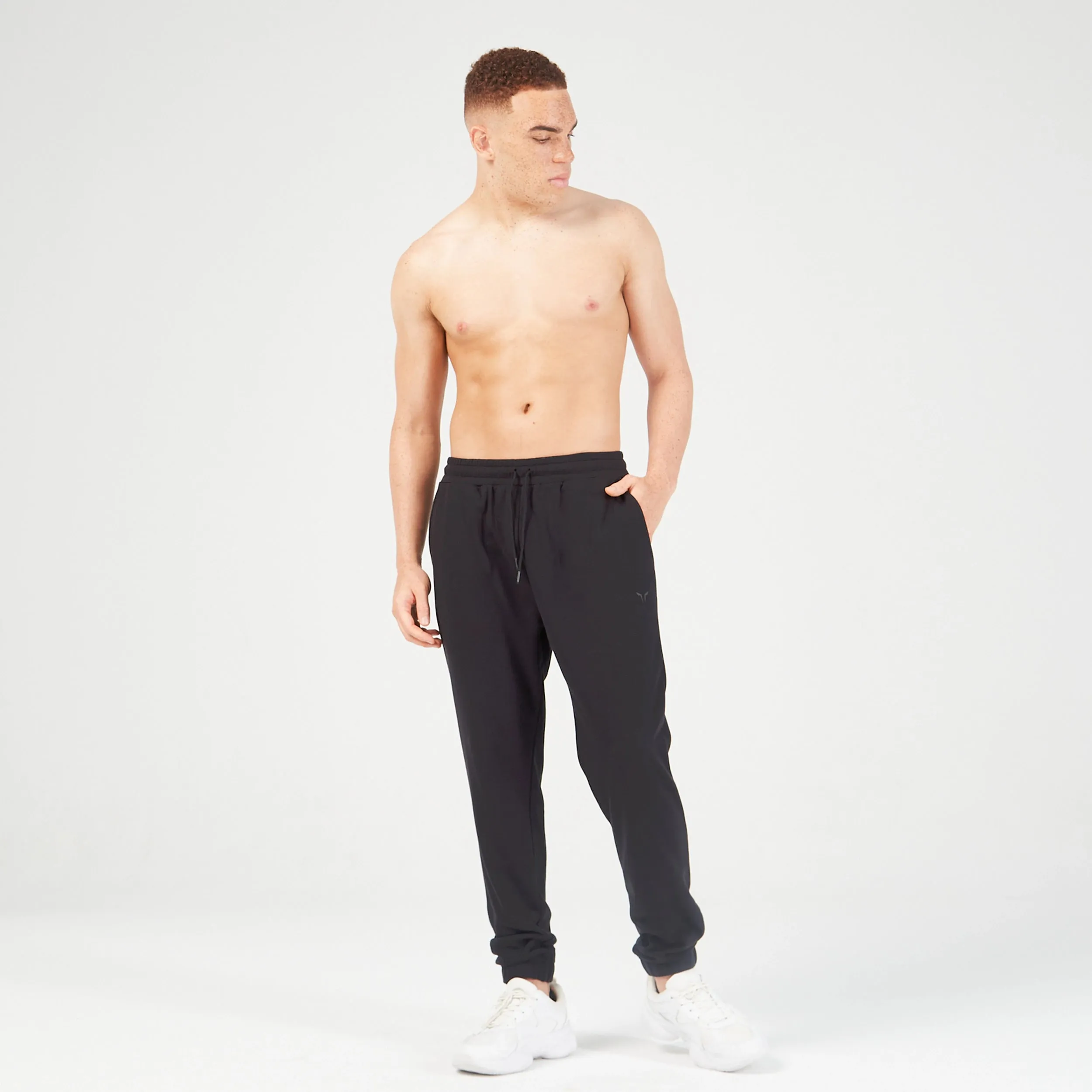 Essential Jogger Pants - Asphalt Logo Edition