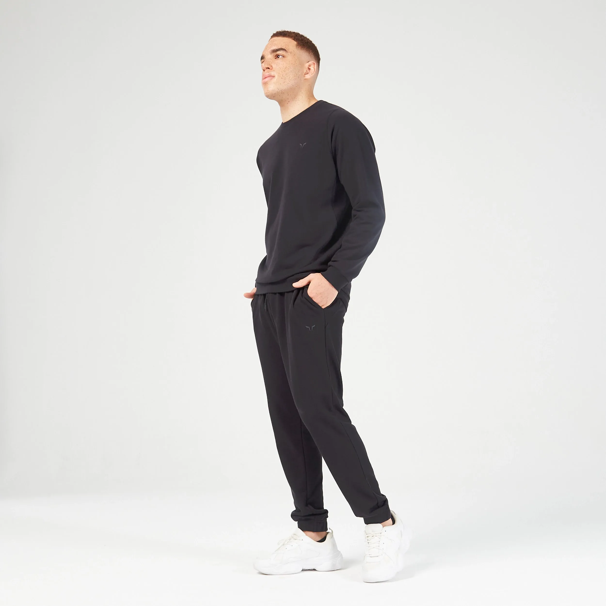 Essential Jogger Pants - Asphalt Logo Edition