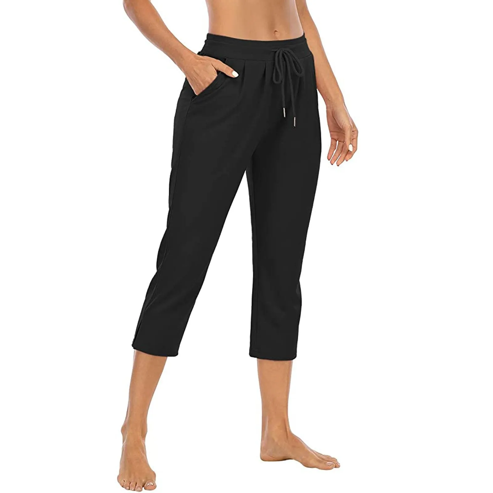 Fabulous Fitness Yoga 3/4 Length Poly-Spandex Pants