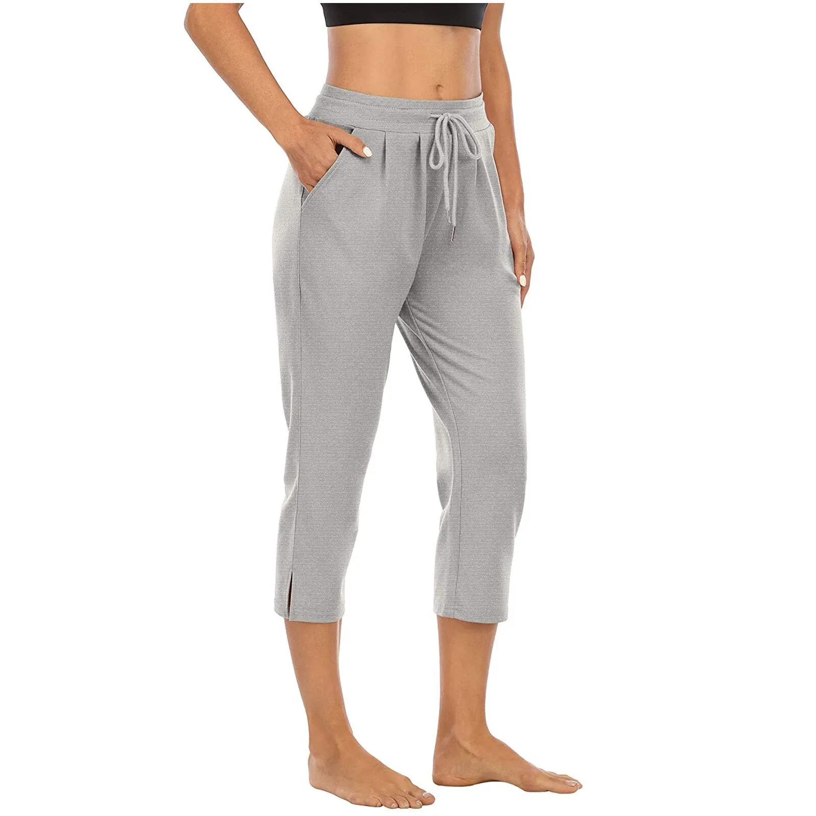 Fabulous Fitness Yoga 3/4 Length Poly-Spandex Pants