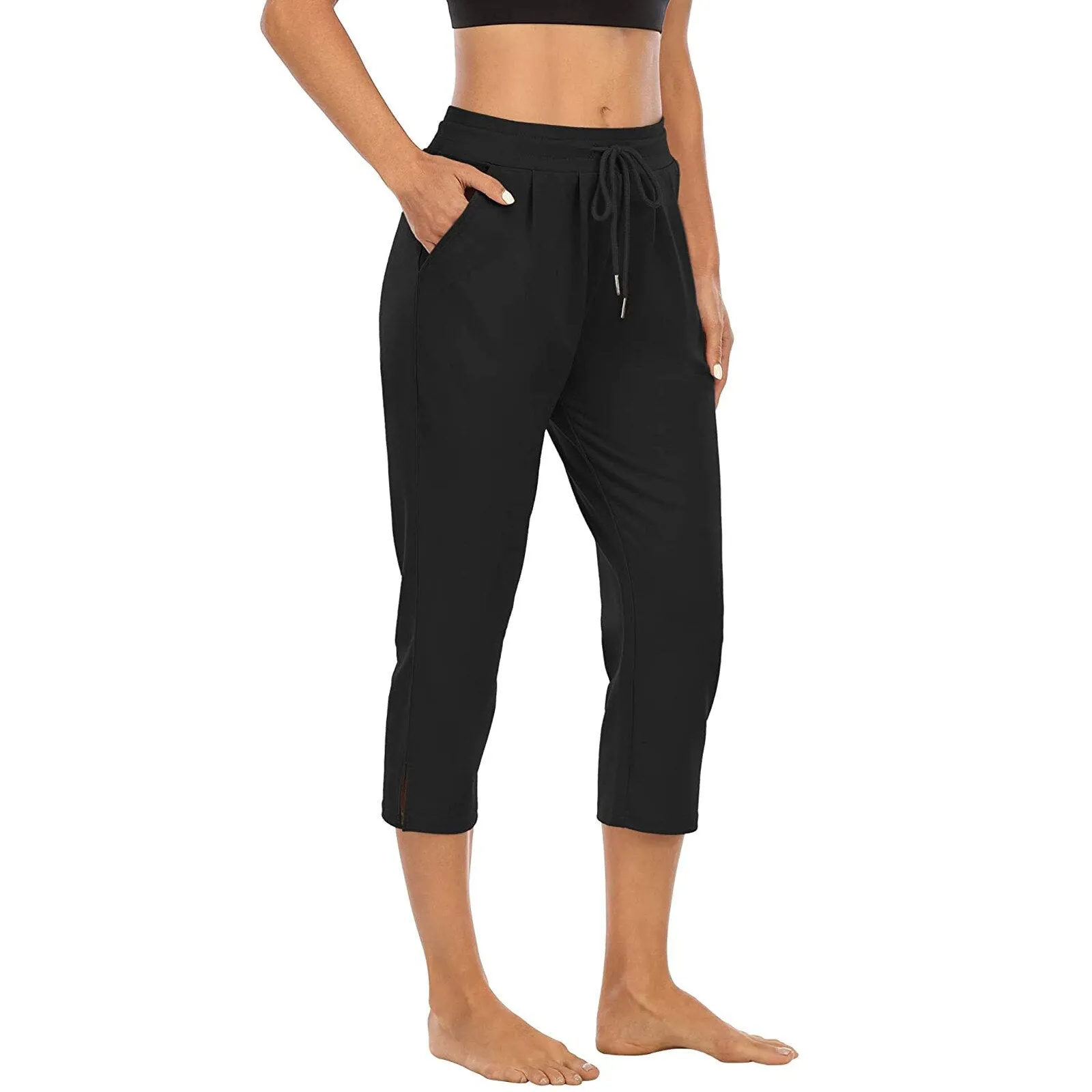 Fabulous Fitness Yoga 3/4 Length Poly-Spandex Pants