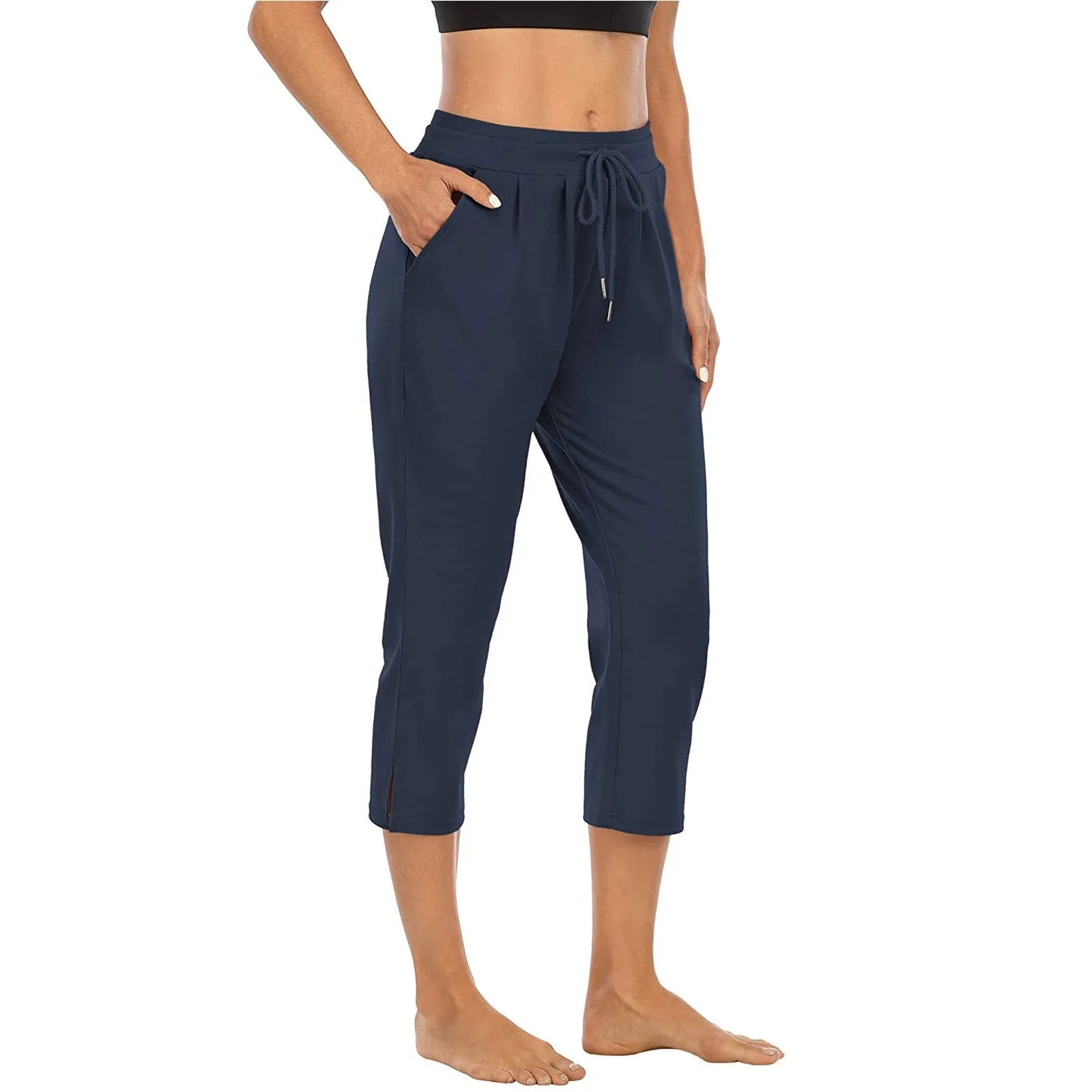 Fabulous Fitness Yoga 3/4 Length Poly-Spandex Pants