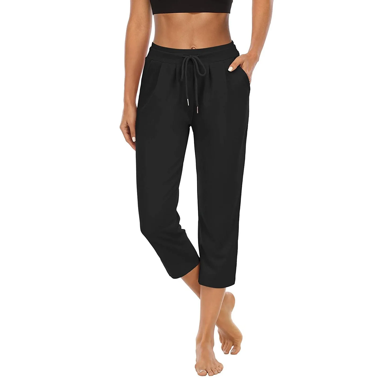 Fabulous Fitness Yoga 3/4 Length Poly-Spandex Pants