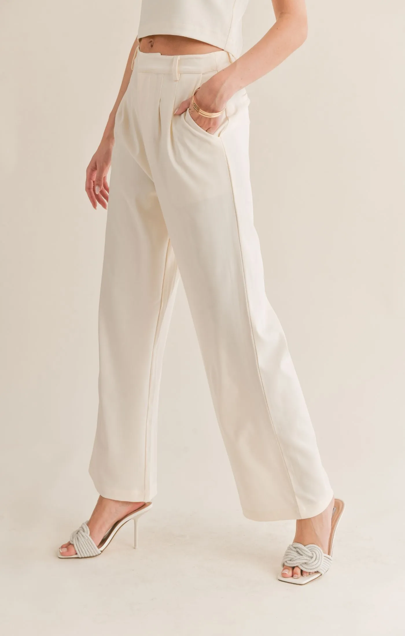 Follow Me Pleated Trousers | Off White