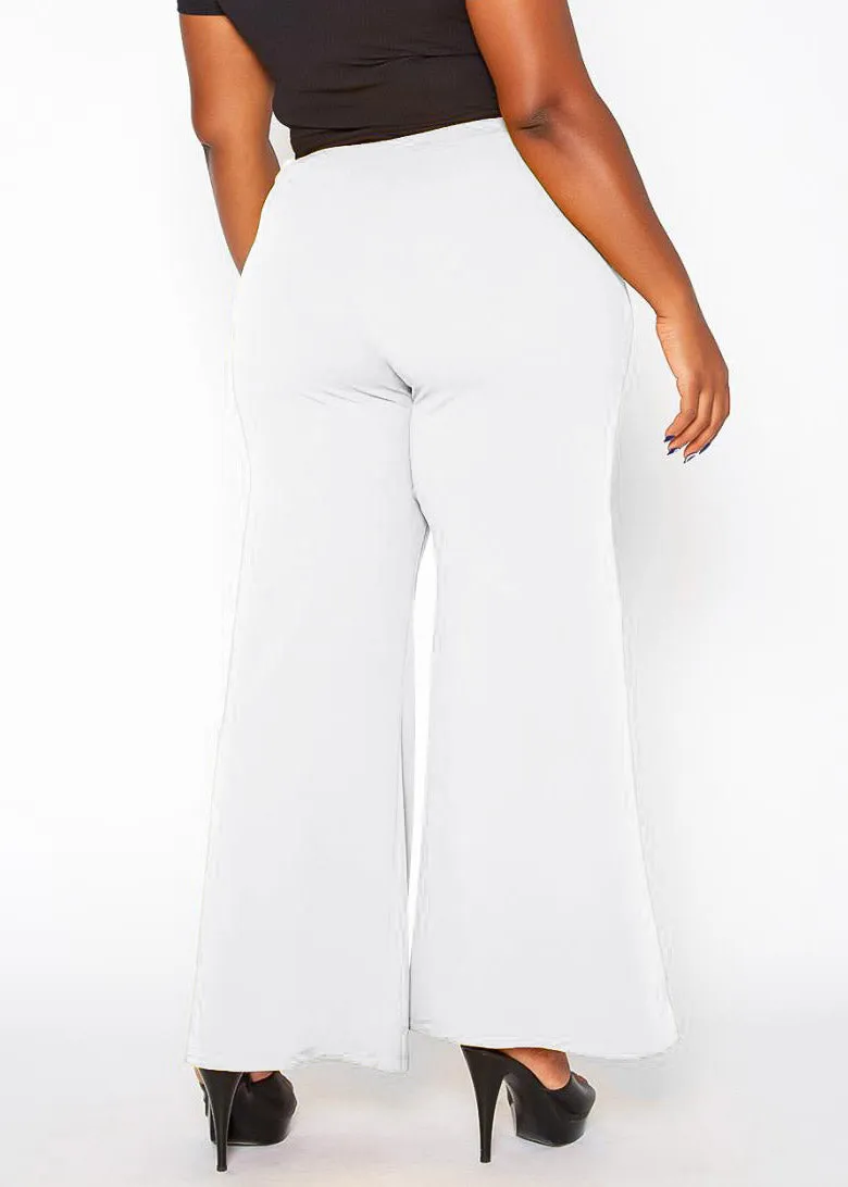 Hi Curvy Plus Size Women High Rise Trouser Pants