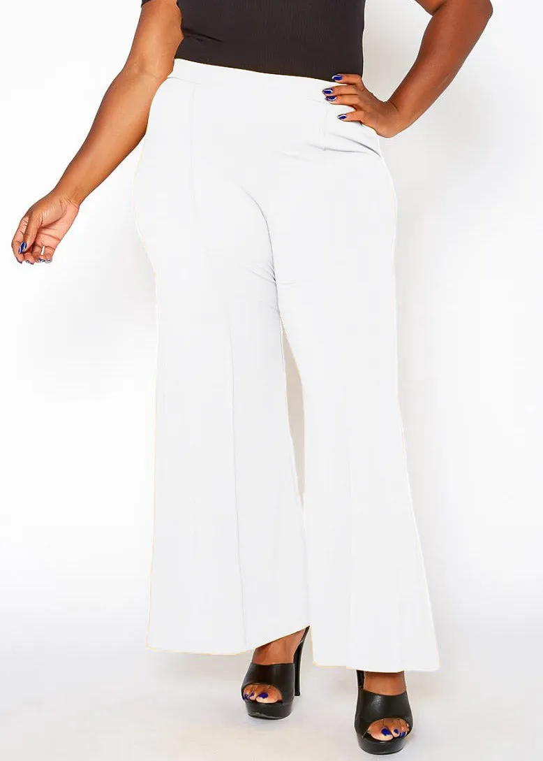 Hi Curvy Plus Size Women High Rise Trouser Pants