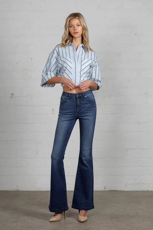 High Rise Flare Jeans