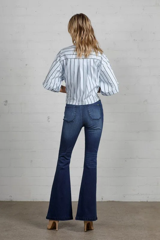 High Rise Flare Jeans