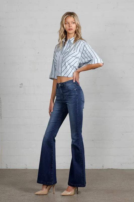 High Rise Flare Jeans