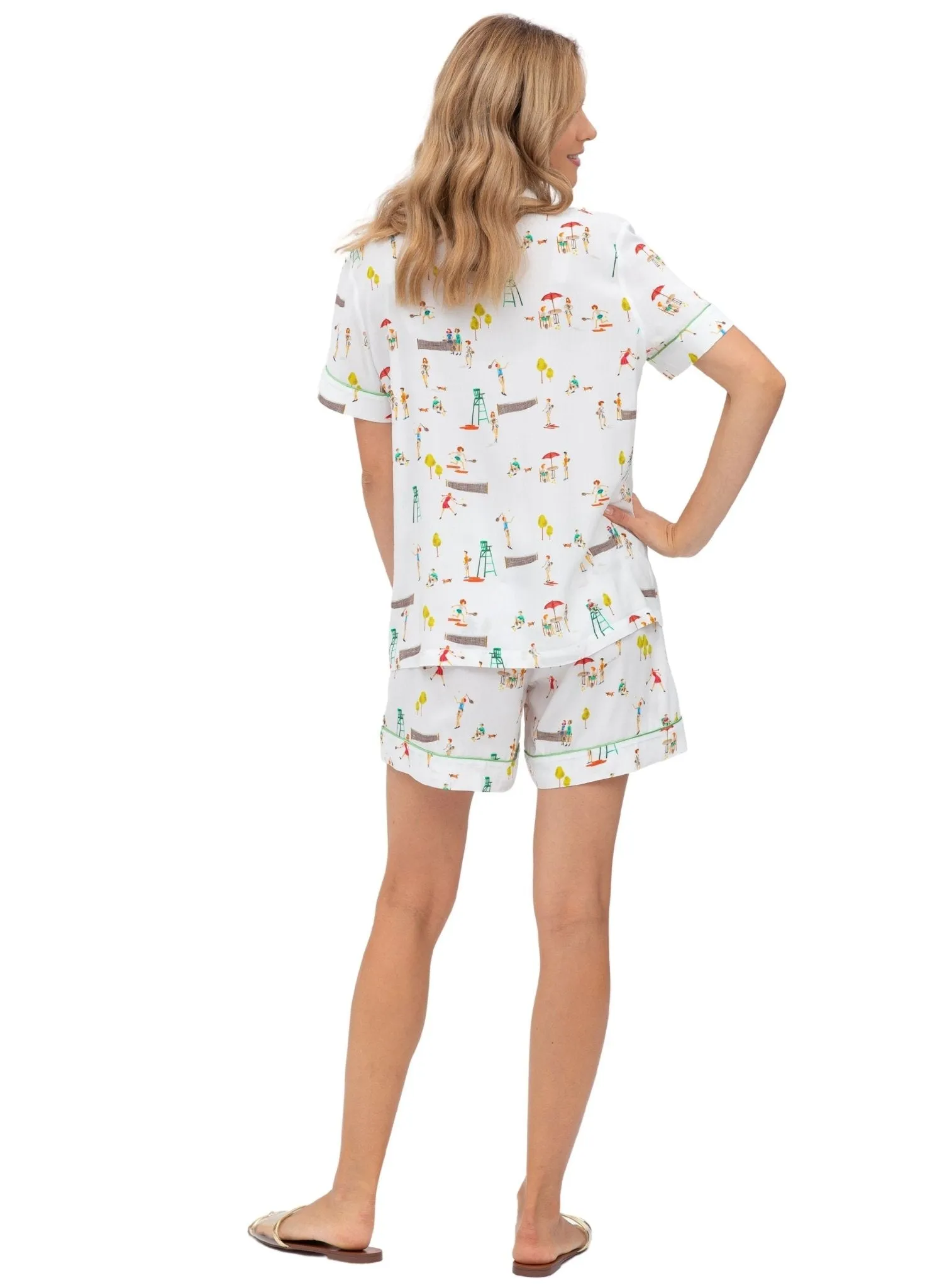 Honey Short Maternity Pyjama - Wimbledon