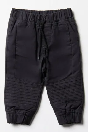 Lined Jogger Pants Black