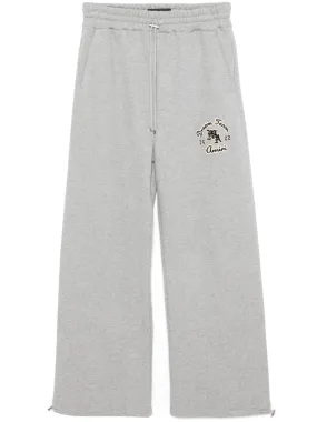 LOGO-APPLIQUÉ DRAWSTRING TRACK PANTS