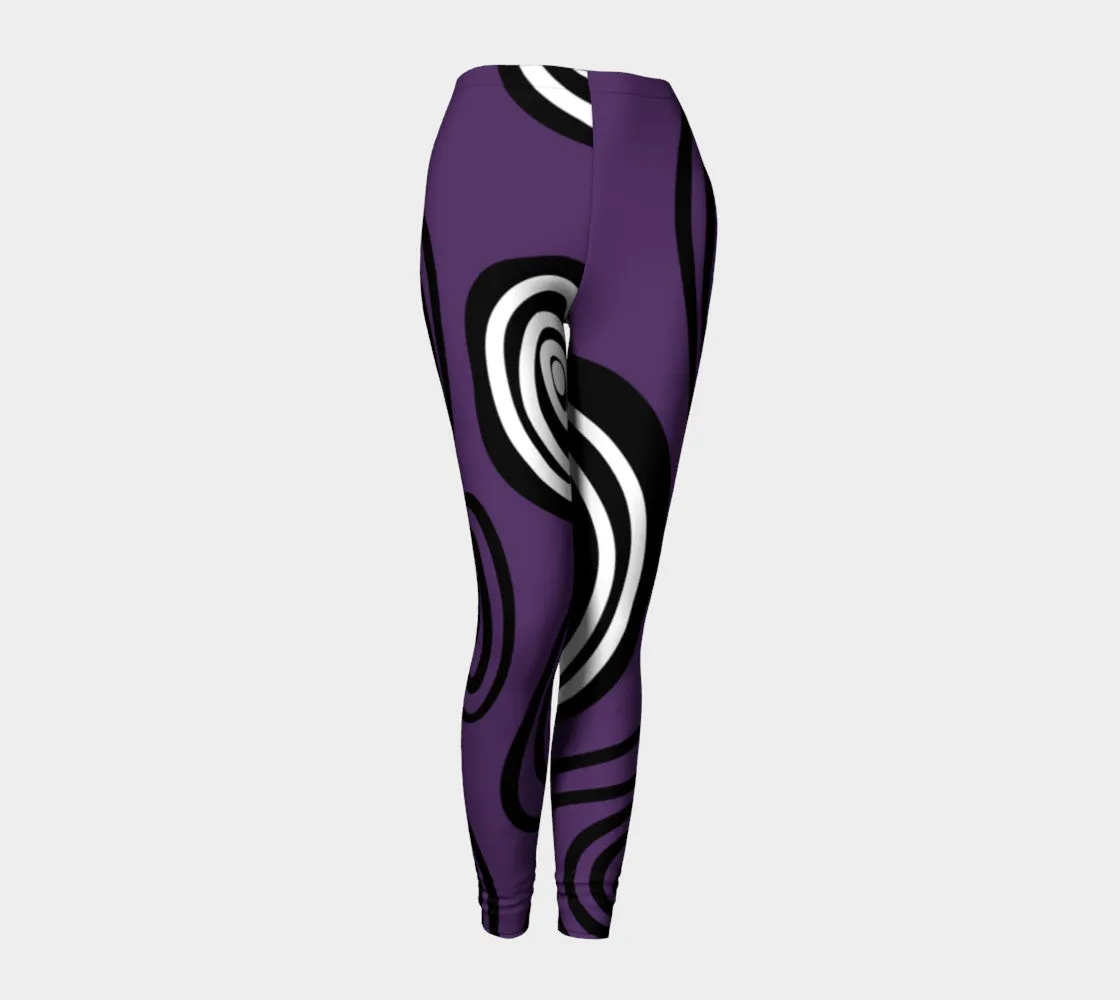 Loopyloop Grape Leggings