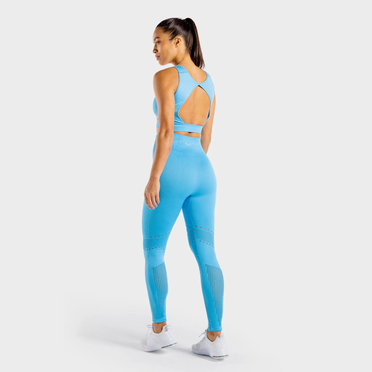 Meta Seamless Leggings - Sky Blue