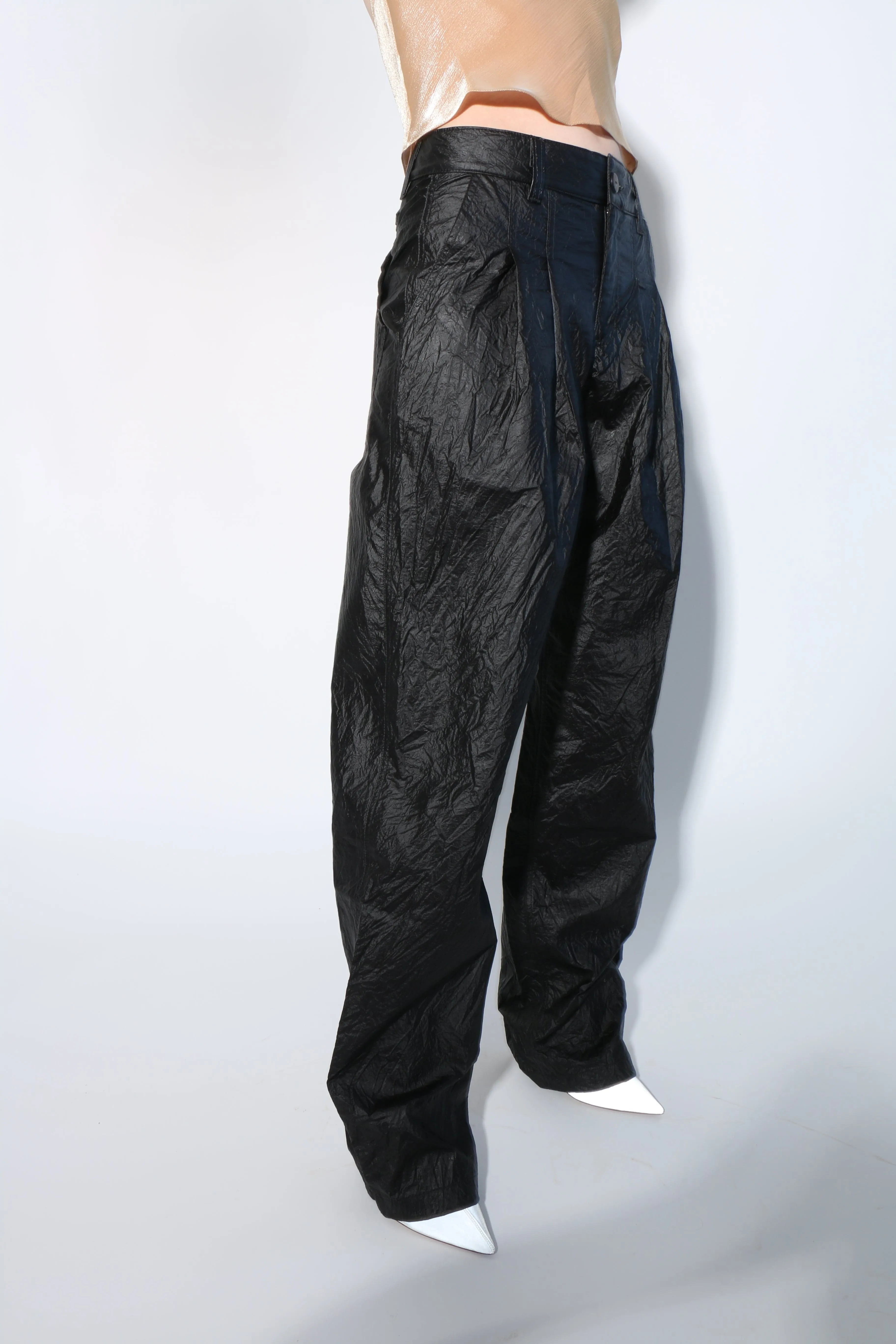 Obsidian Nylon Trouser