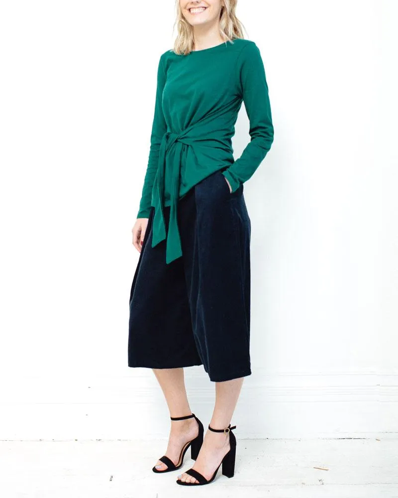 People Tree | Janine Corduroy Culottes | Navy