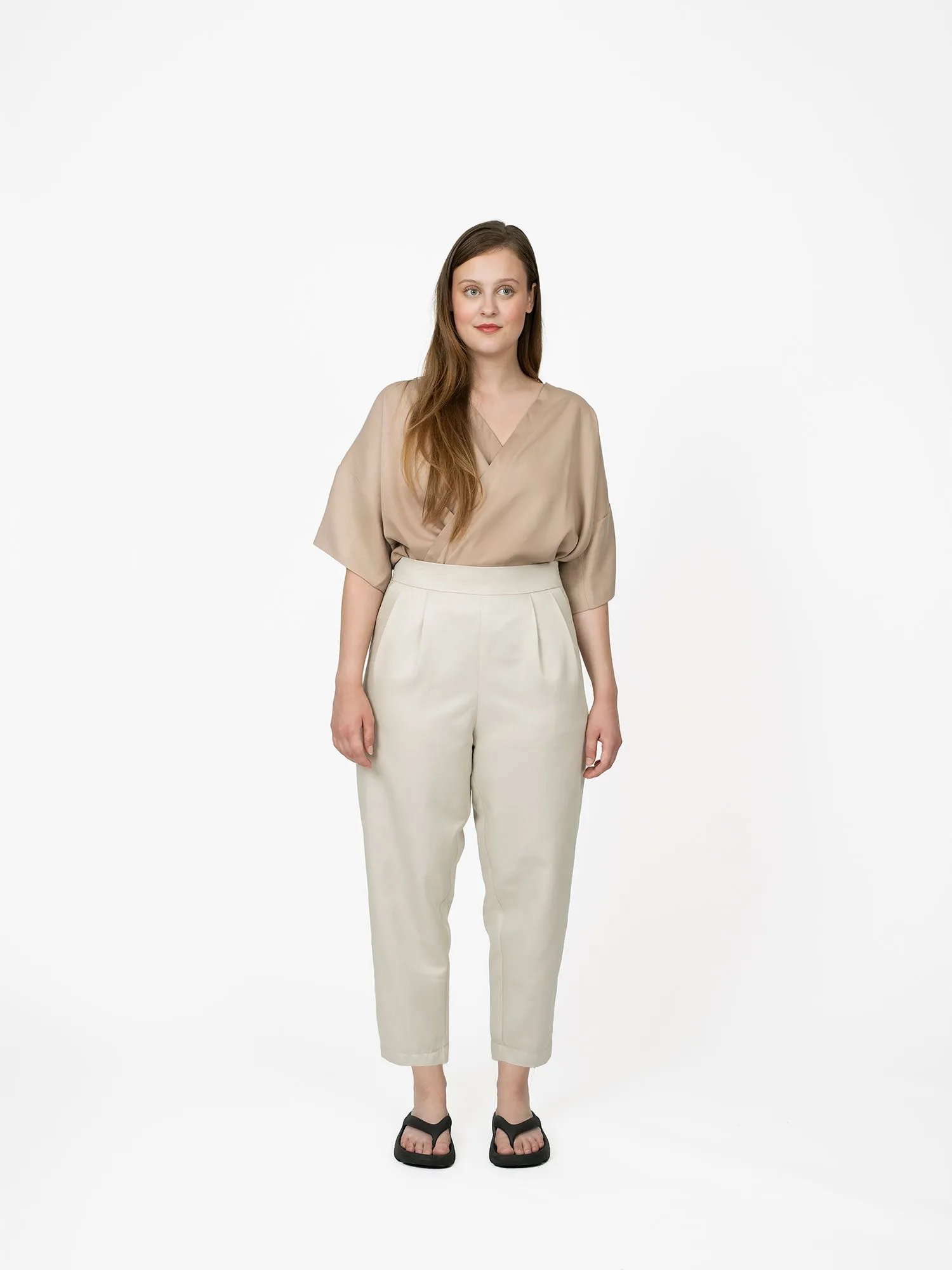 PLEATED TROUSERS PATTERN