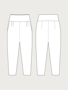 PLEATED TROUSERS PATTERN