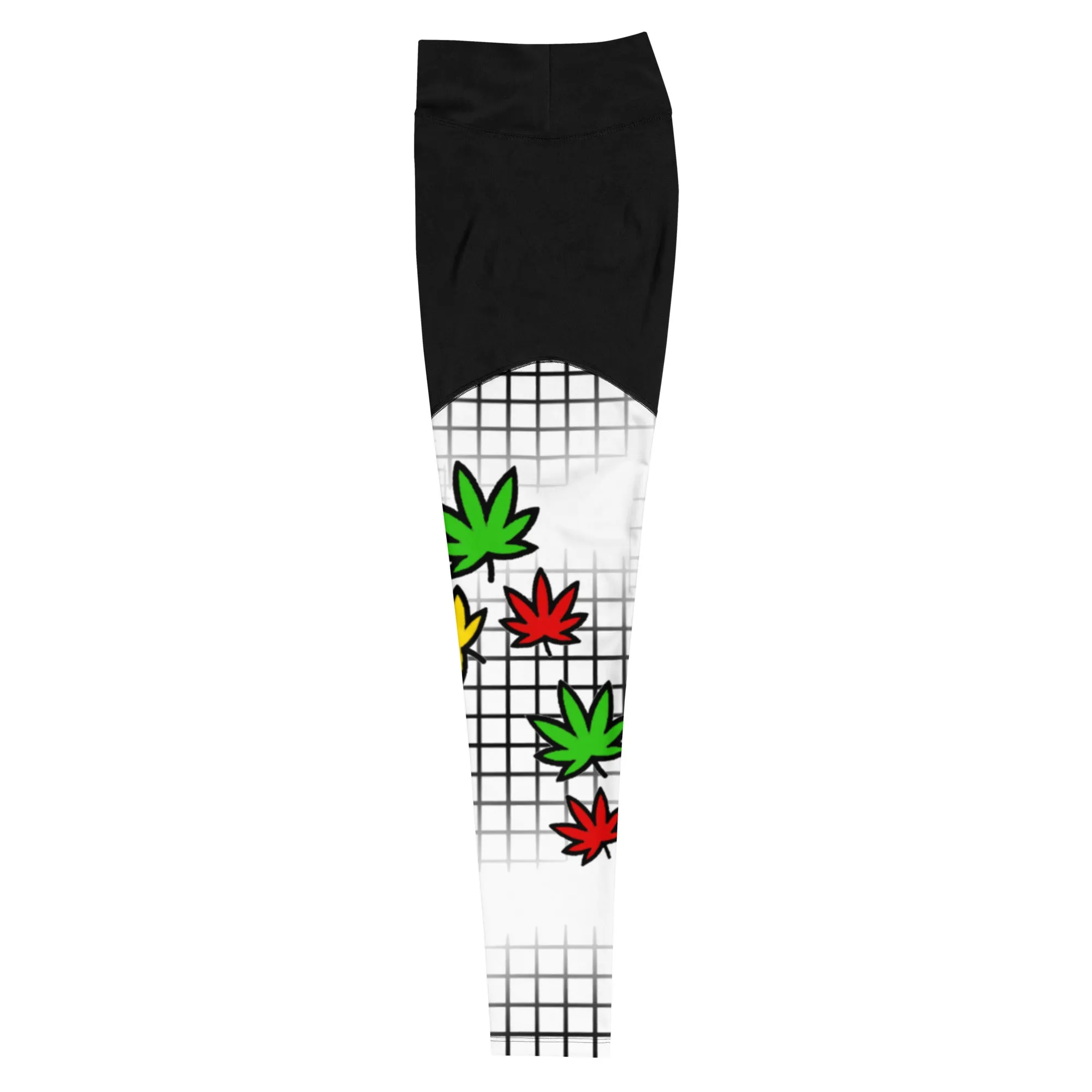 Ras Colors Grid Sports Leggings