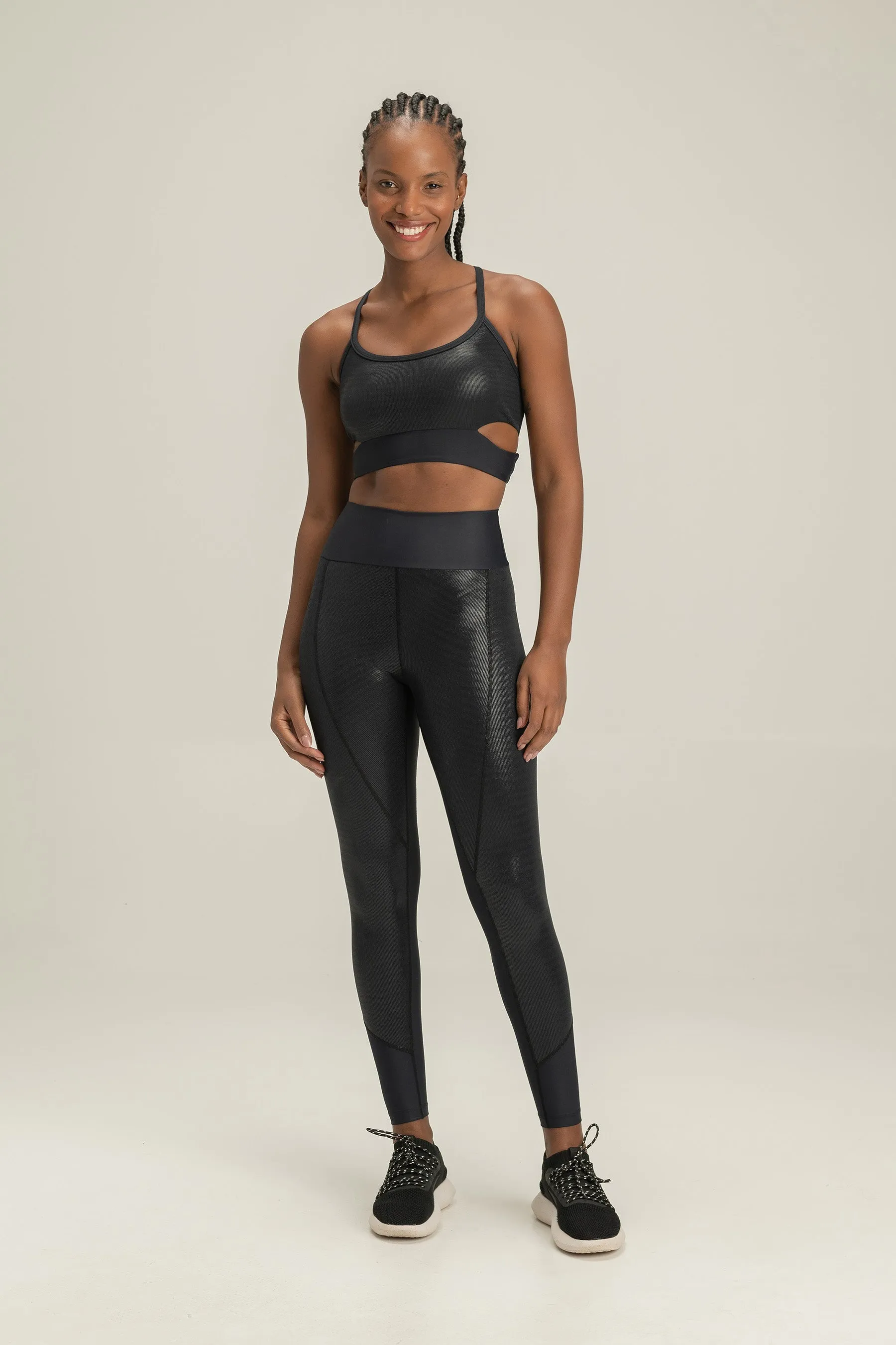 Rib Shine Leggings