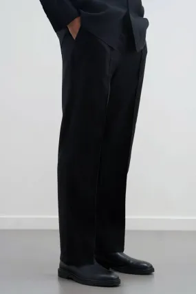 STONEWASH PLEATED TROUSERS