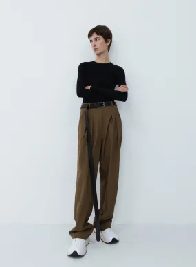 Trousers light wool | breen