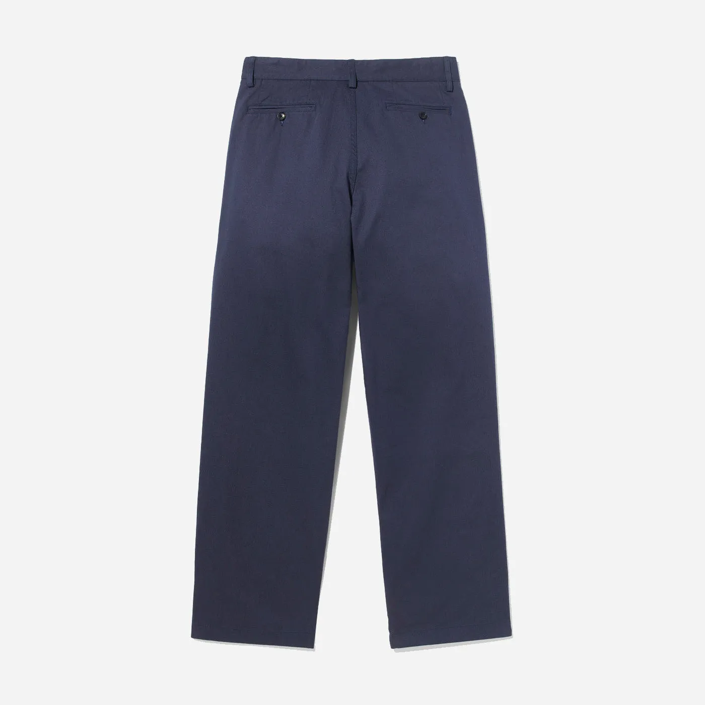 Twill Double-Pleat Pant - Navy