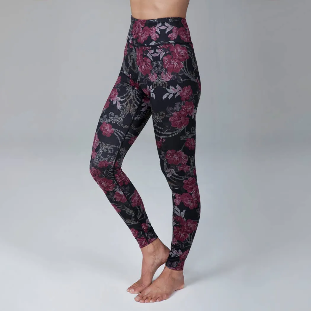 Ultra High Waist Legging (Versailles Rose Print)