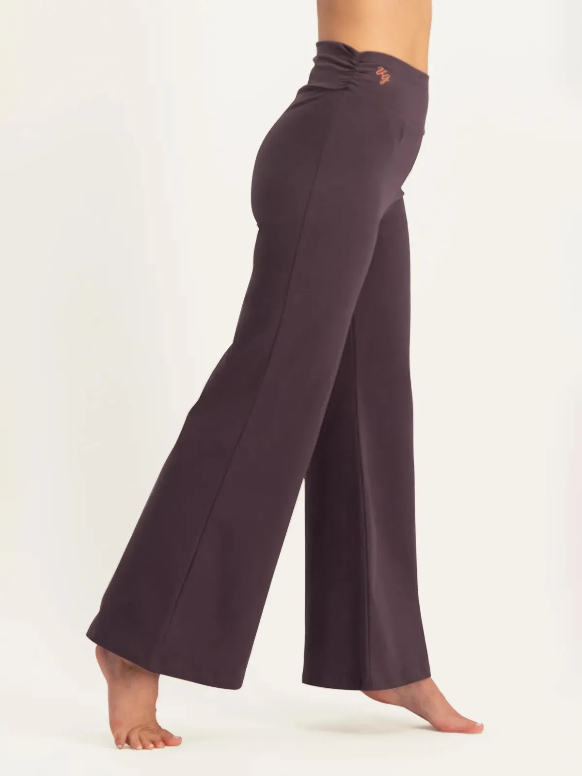 Urban Goddess Maeve Wide Leg Yoga Pants - Berry