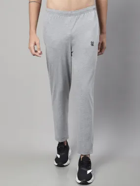 Vimal Jonney Grey Melange Regular fit Cotton Trackpant for Men