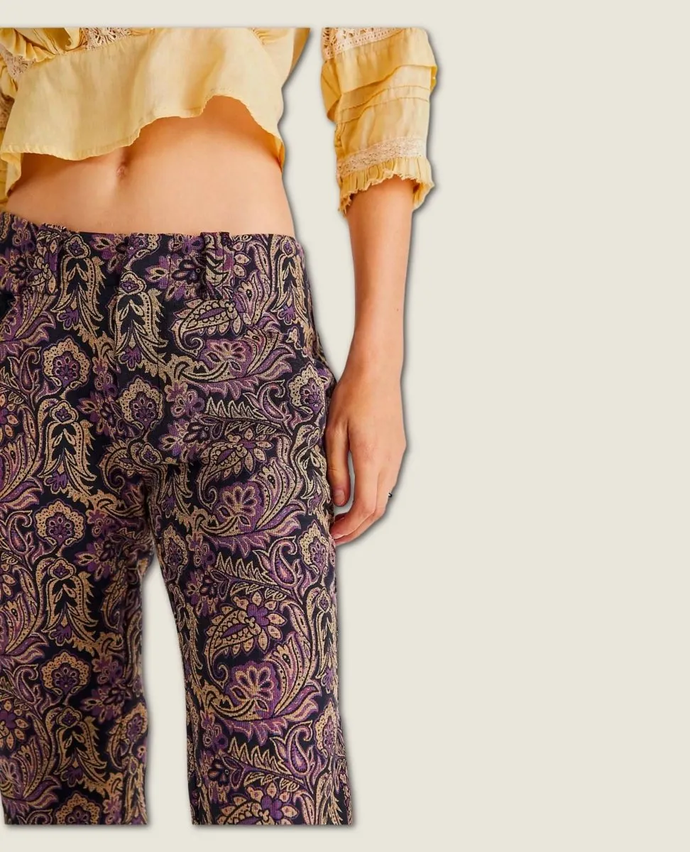 Walker Relaxed Jacquard Pants