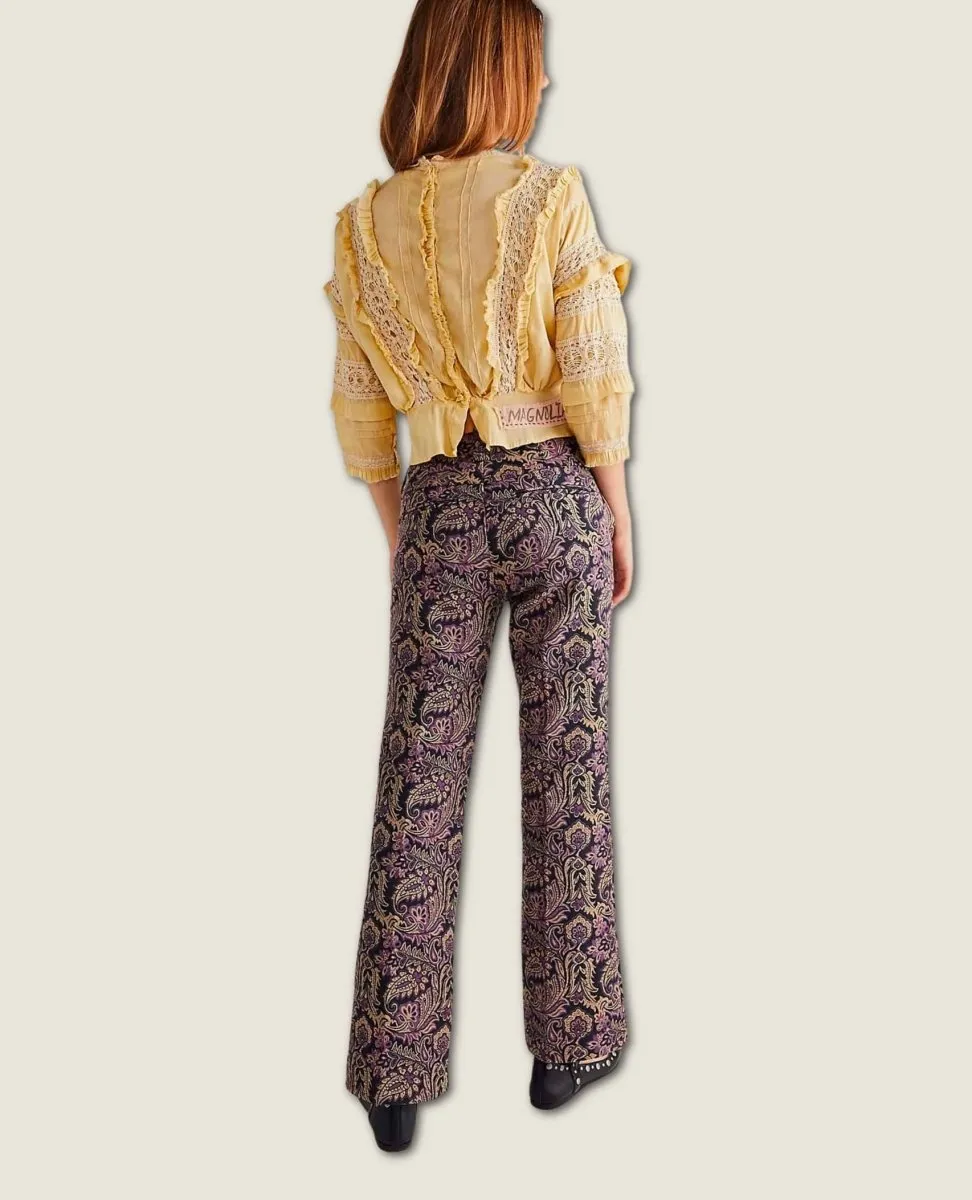 Walker Relaxed Jacquard Pants