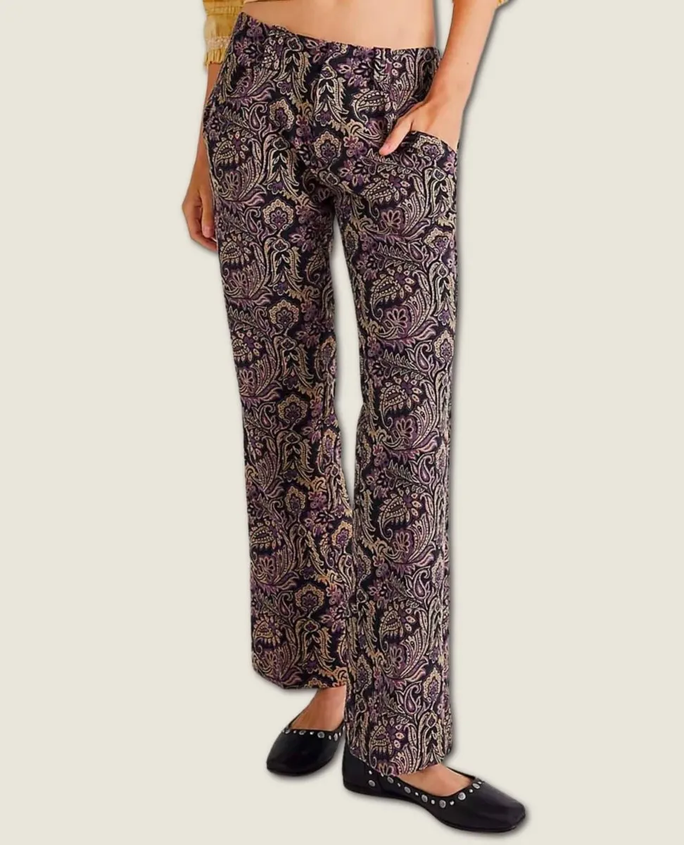 Walker Relaxed Jacquard Pants