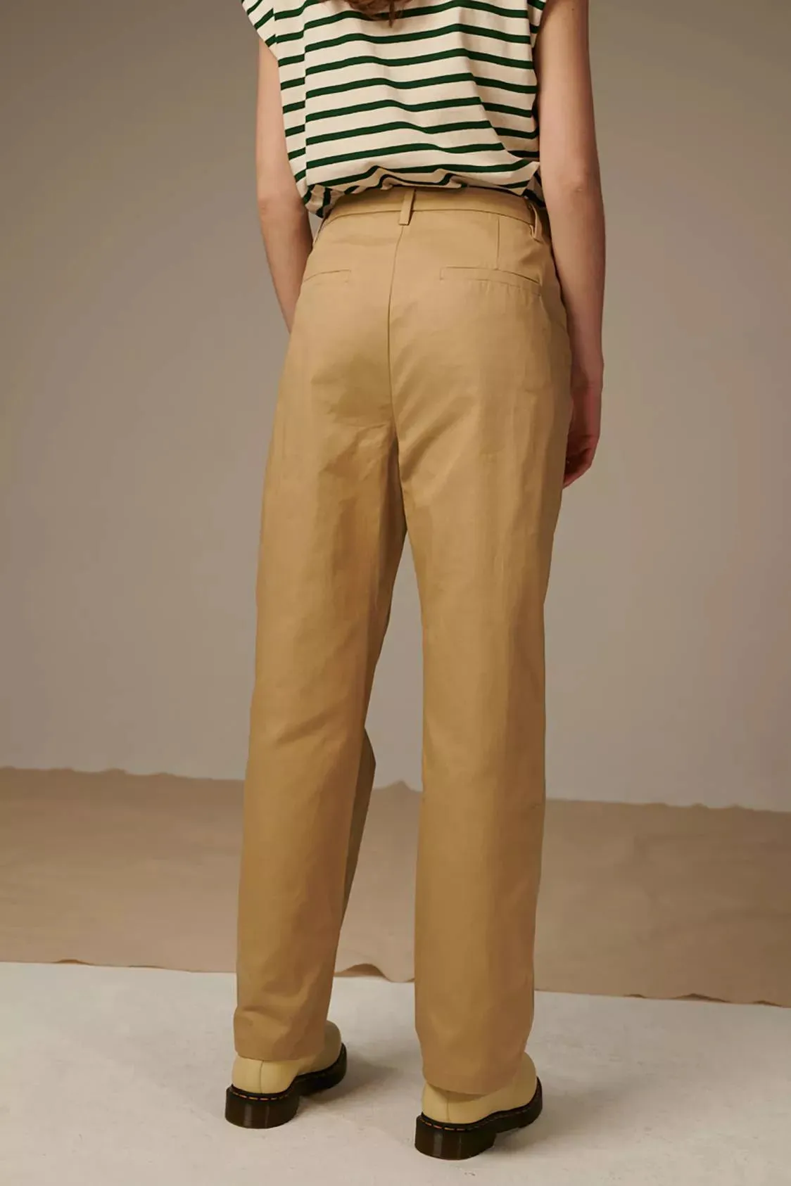 Wide Trousers Raw Cotton Prima