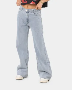 XXIII Women's Cora Light Wash Flare Jeans Light Blue