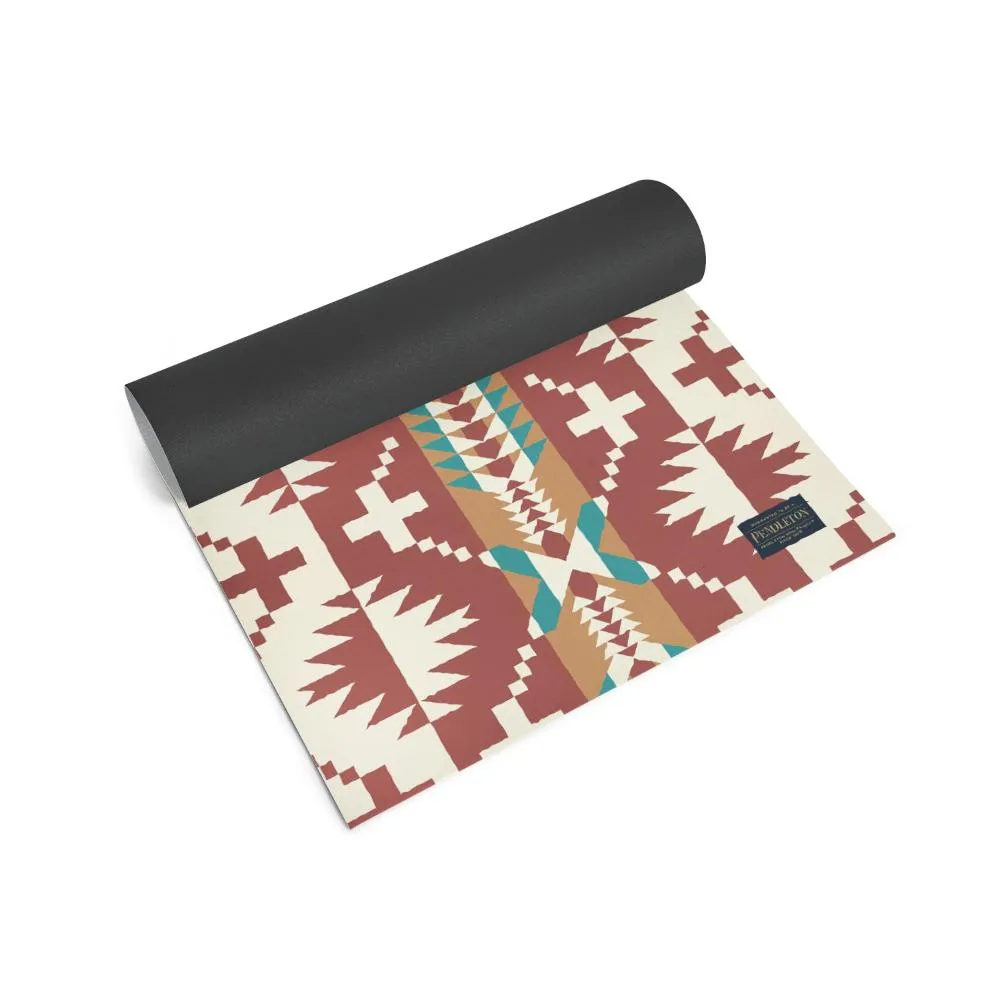 Yune Yoga Mat Pendleton Spider Rock Clay